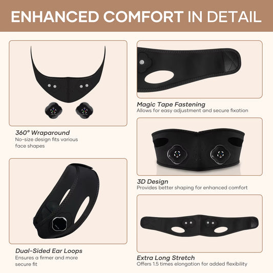 EMS Face Shaper Reduce Double Chin Electric Cheek Lift up Belt EMS Facial Lifting Massager Face Shaping Mask